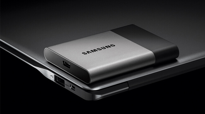 Samsung's New T3 is a Portable SSD with size smaller than Business Card