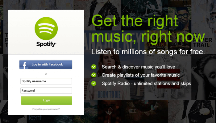 Spotify Web Player Online Login at Spotifyonline.com